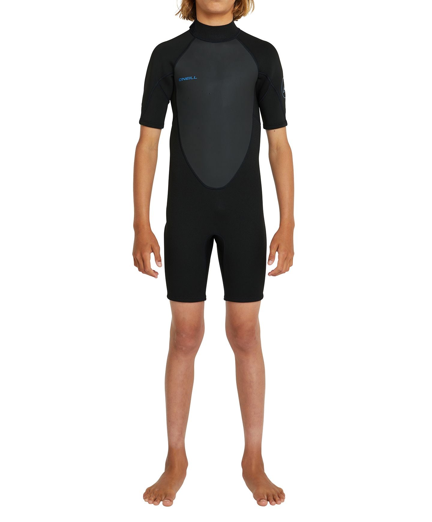 Boy's Reactor Short Sleeve Spring Suit 2mm Wetsuit - Black