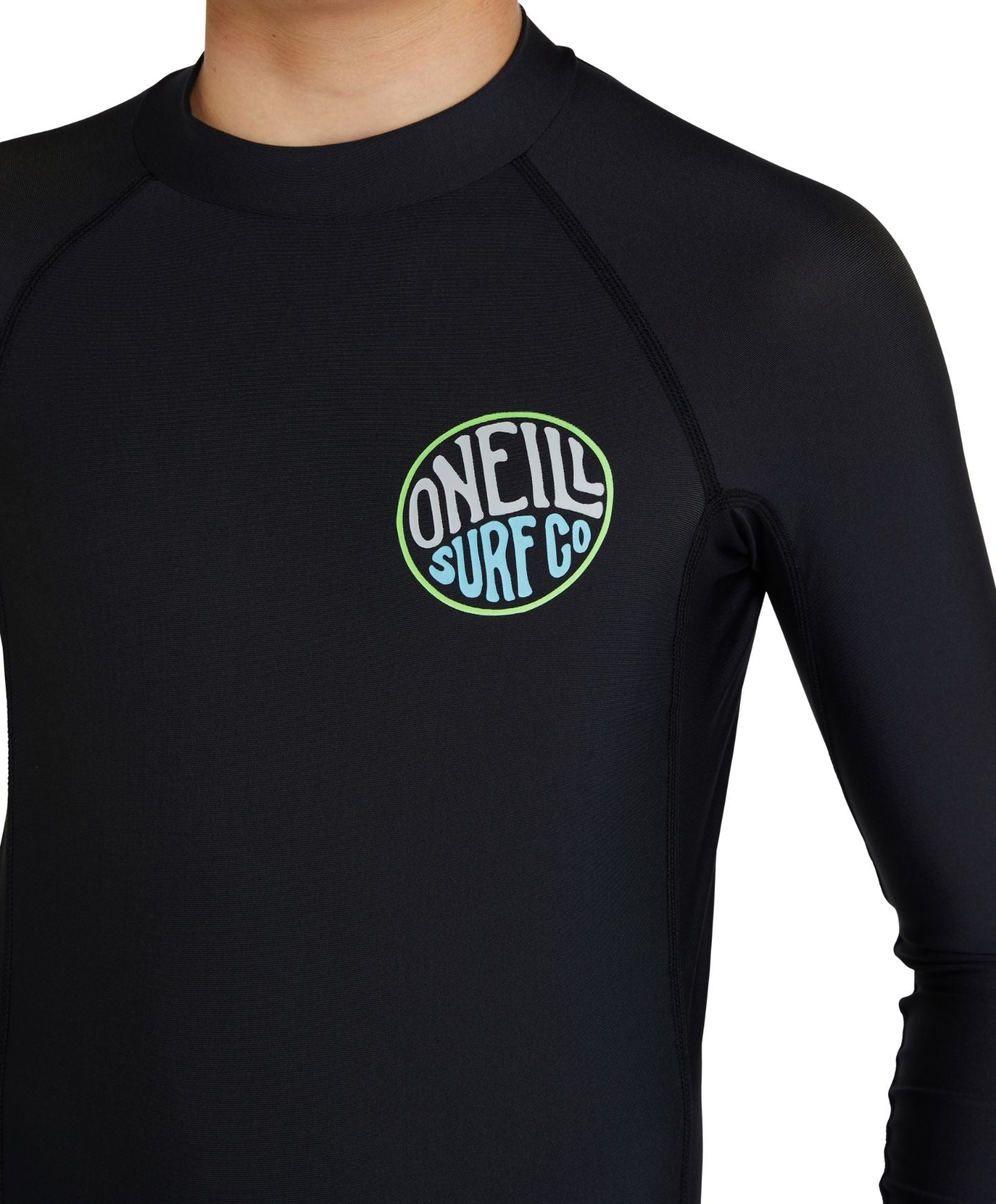 Kid's Reactor UV Long Sleeve Rash Vest - Black