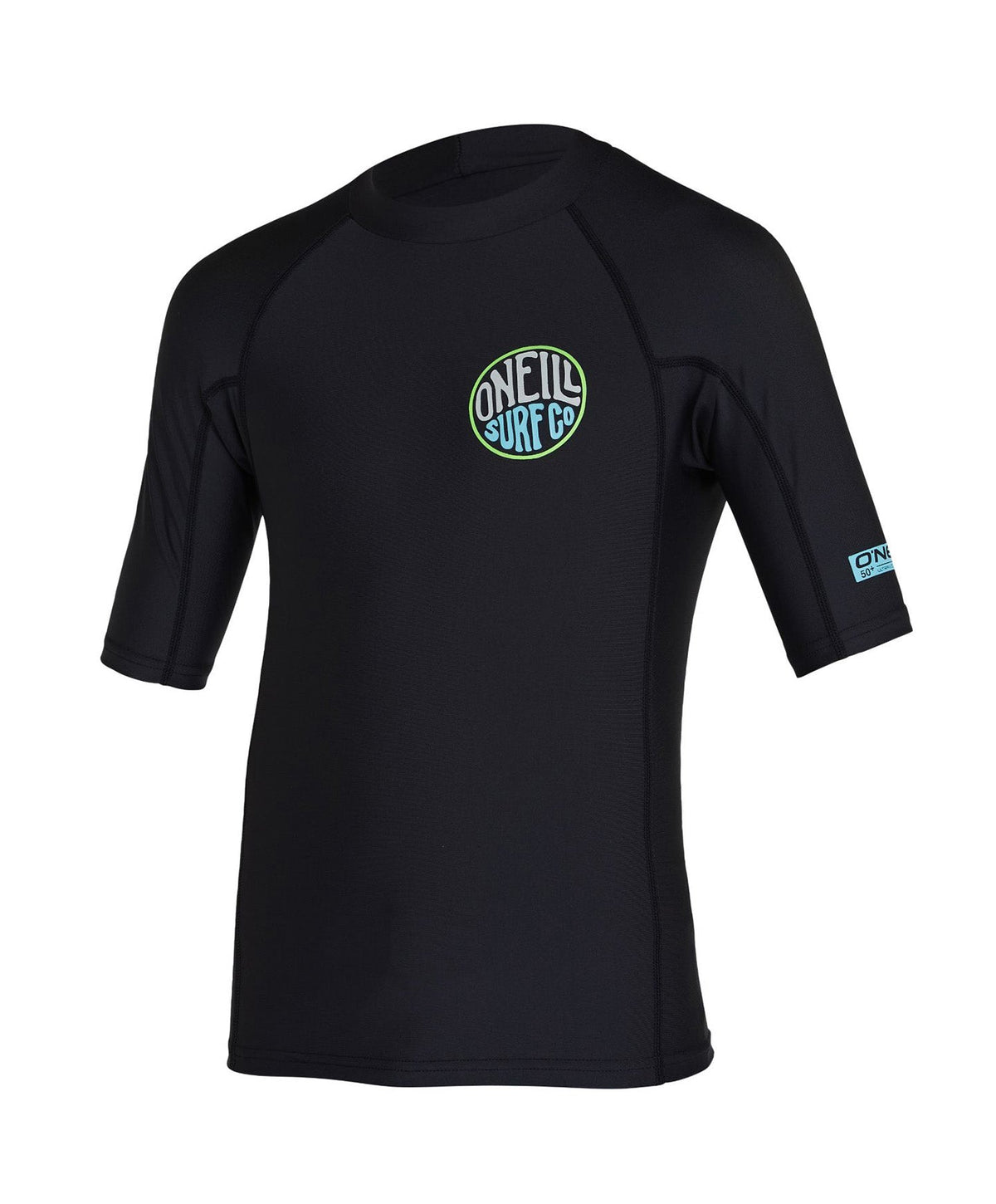 Kid's Reactor UV Short Sleeve Rash Vest - Black