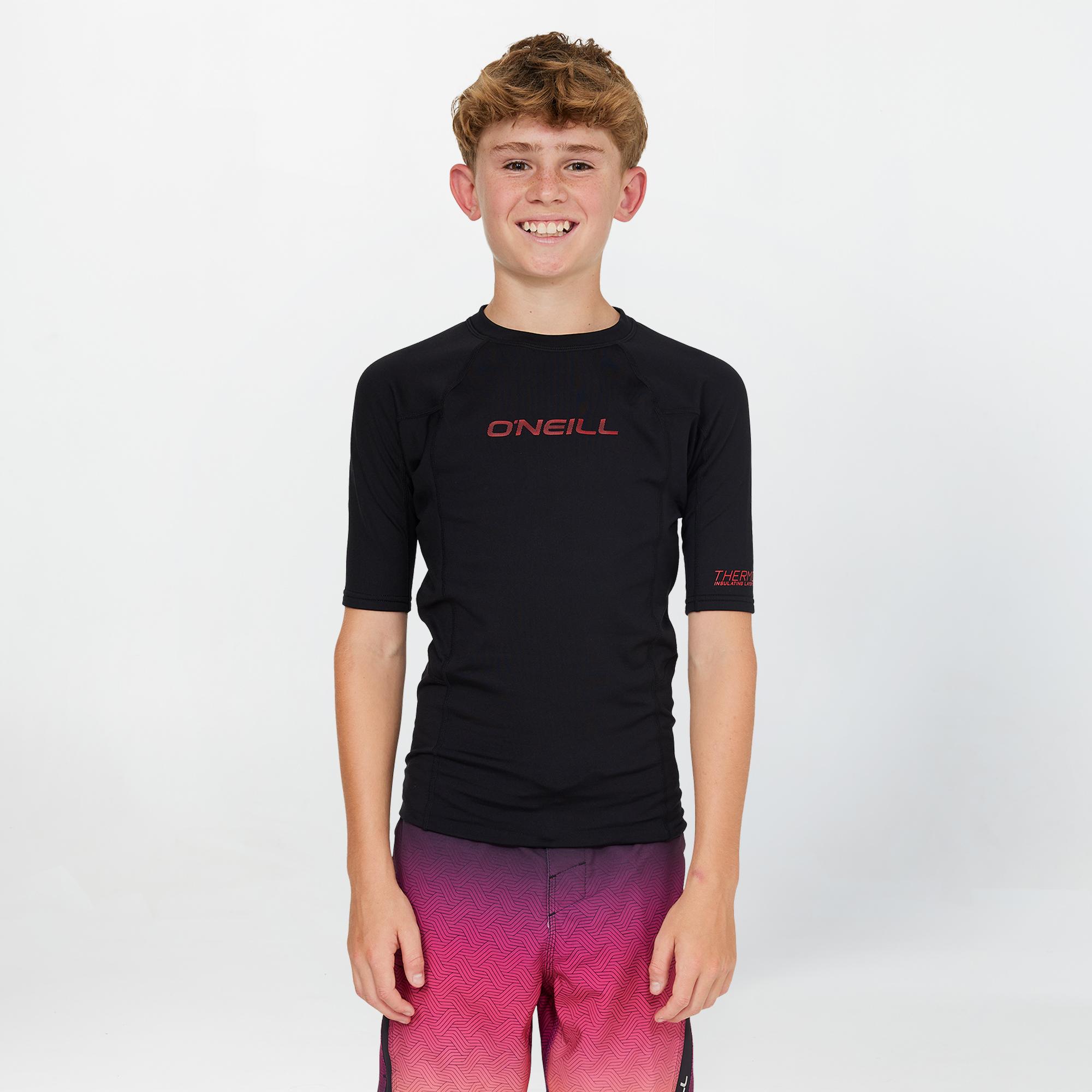 Kid's Thermo X Long Sleeve Crew - Black