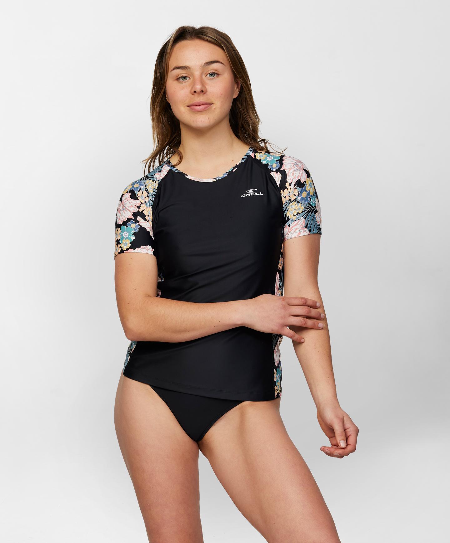 Laney SS Rash Vest - Macaw Floral