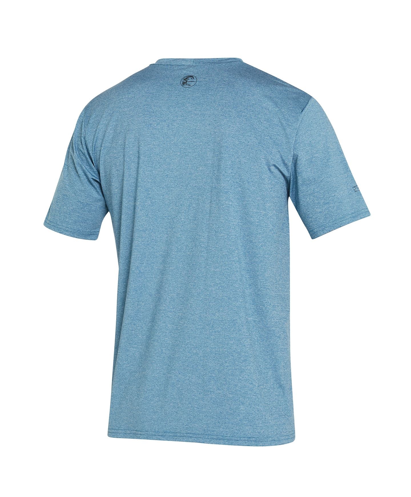 24-7 Hybrid Surf Tee Short Sleeve Rashie - Smoke Blue