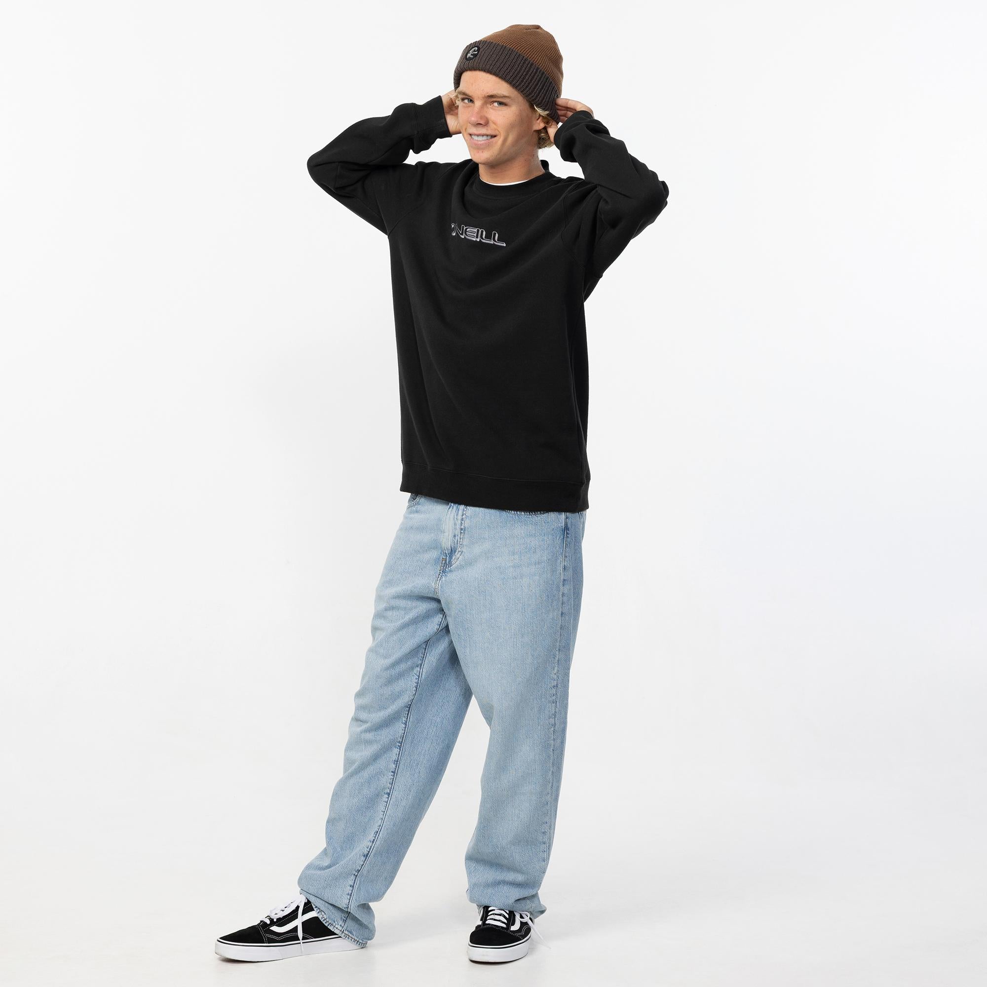 Men's Capitola Crew Neck - Black