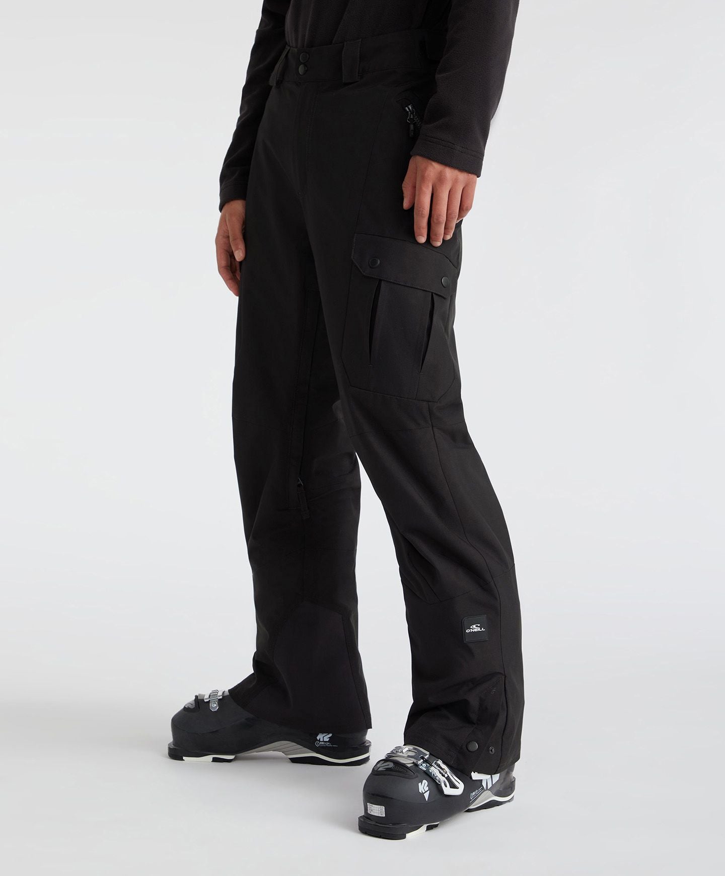 Men's Cargo Snow Pants - Black Out