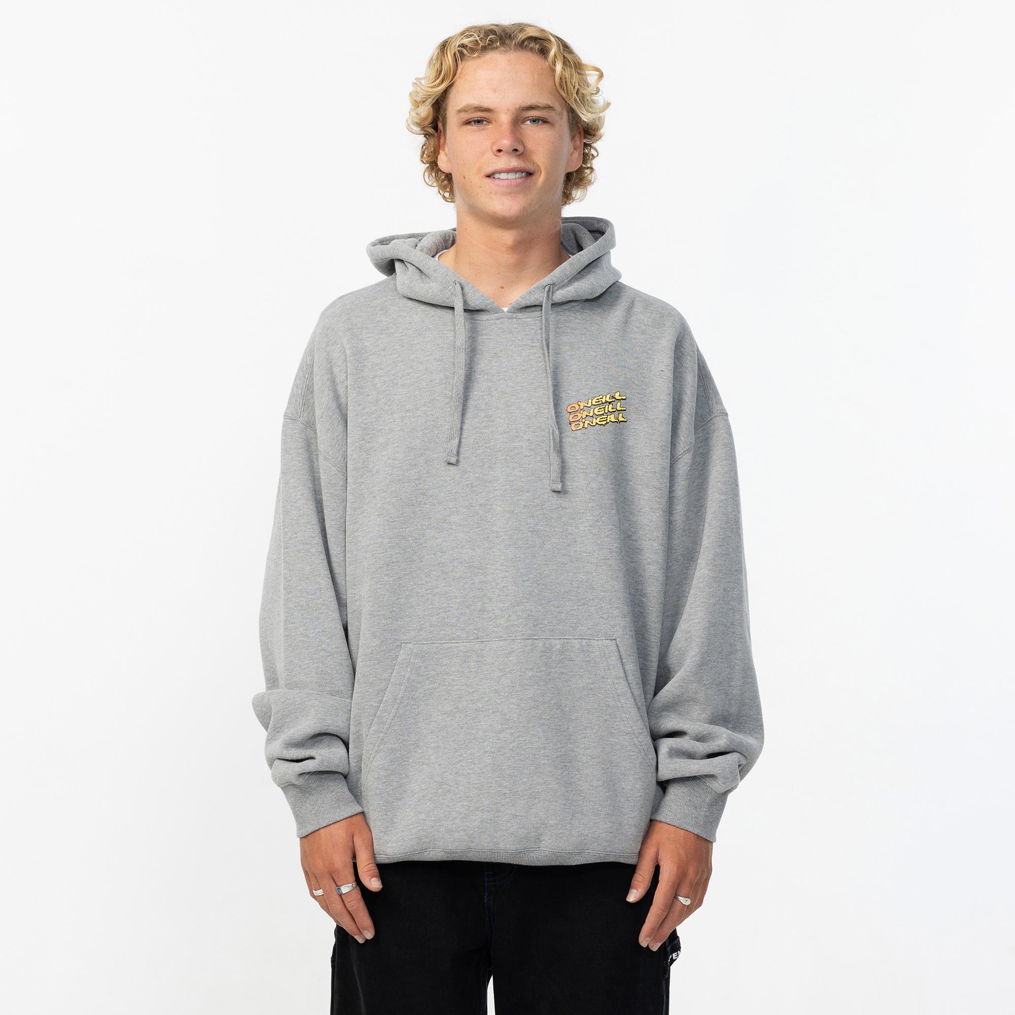 Men's Circle Freak Hoodie - Grey Marle