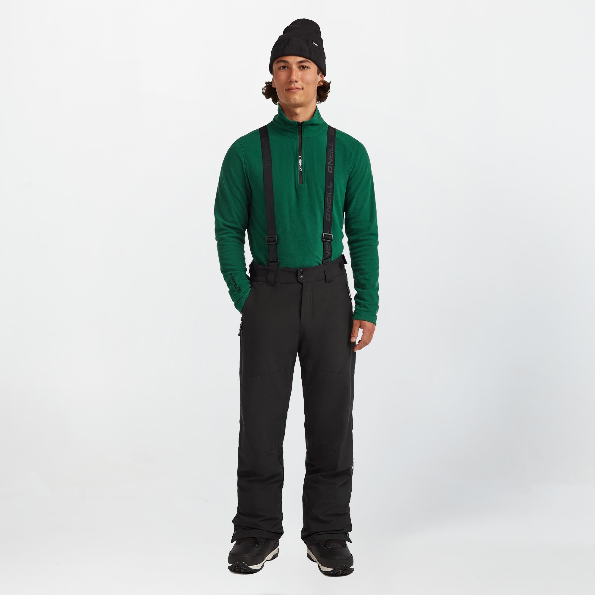 Men's Cruz Suspender Snow Pants - Black Out