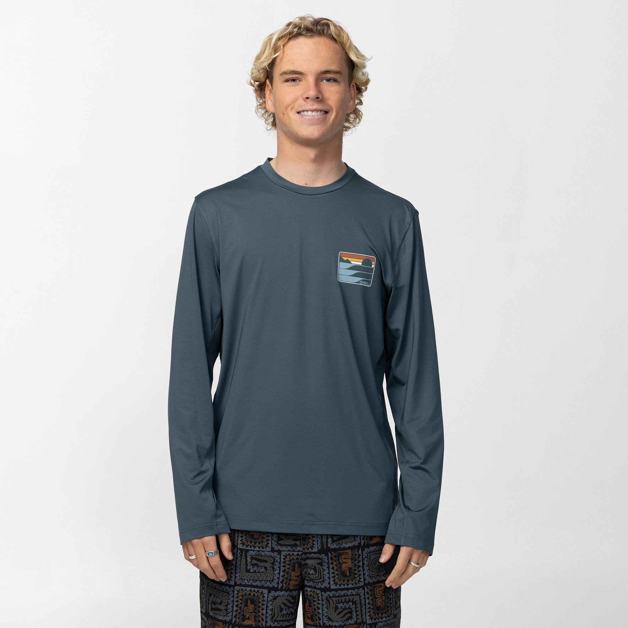 Men's Dawn UPF Long Sleeve Tee - Dark Slate