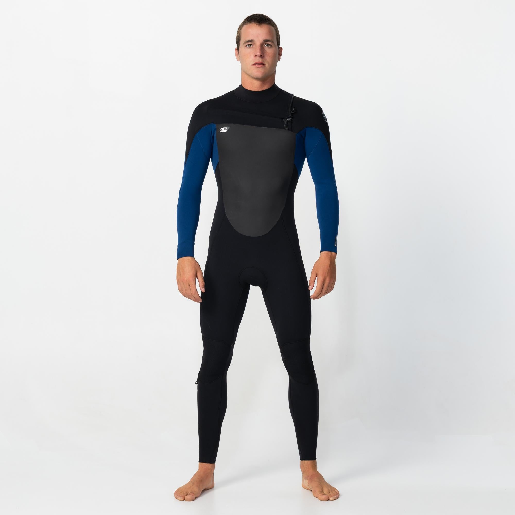 Men's Defender 3/2mm Steamer Chest Zip - Navy