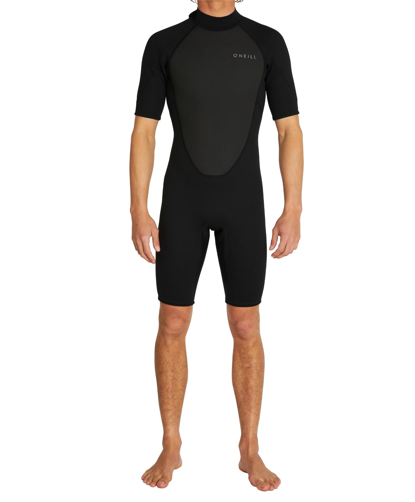 Factor 2mm Spring Suit Back Zip Wetsuit - Black