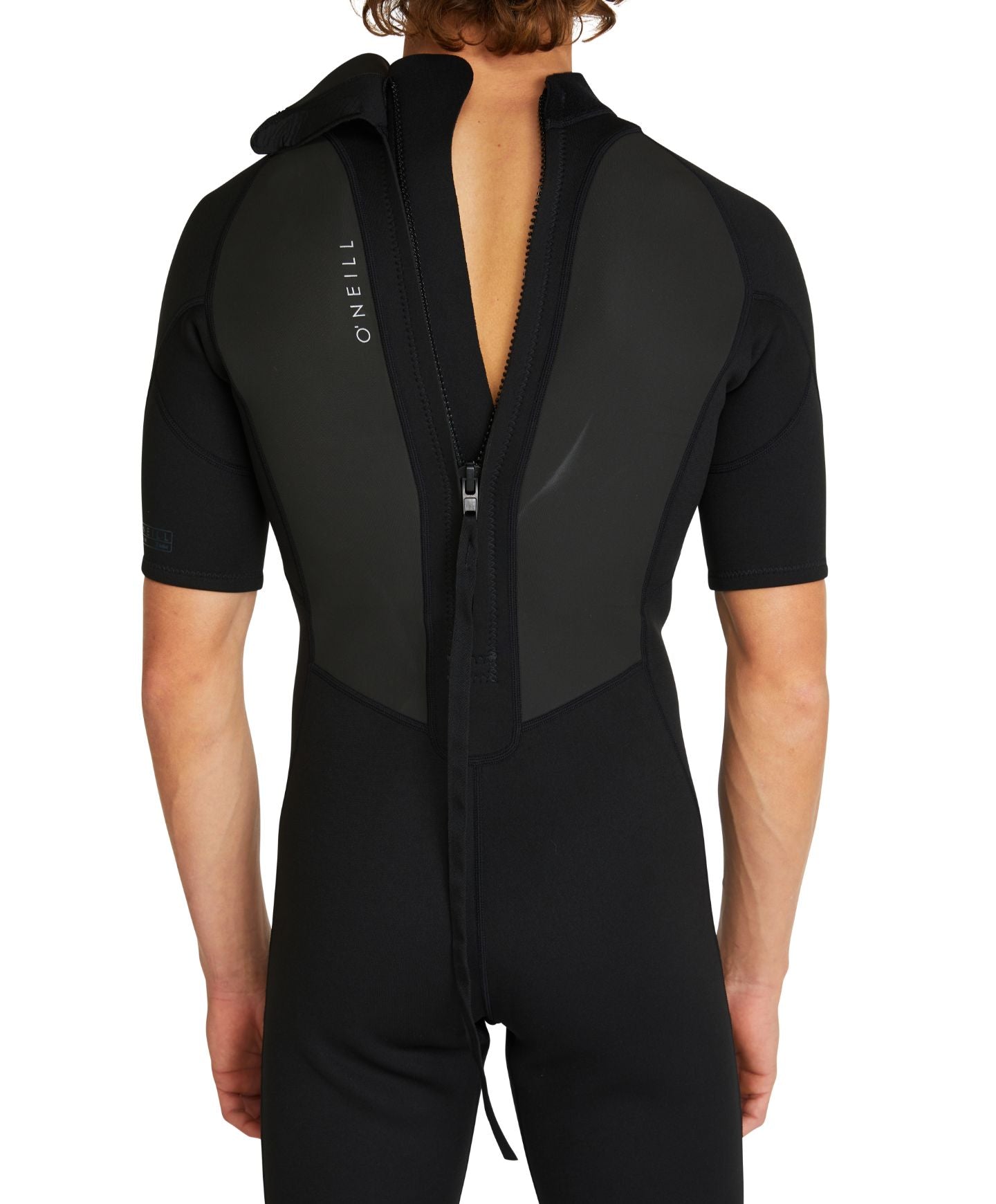 Factor 2mm Spring Suit Back Zip Wetsuit - Black