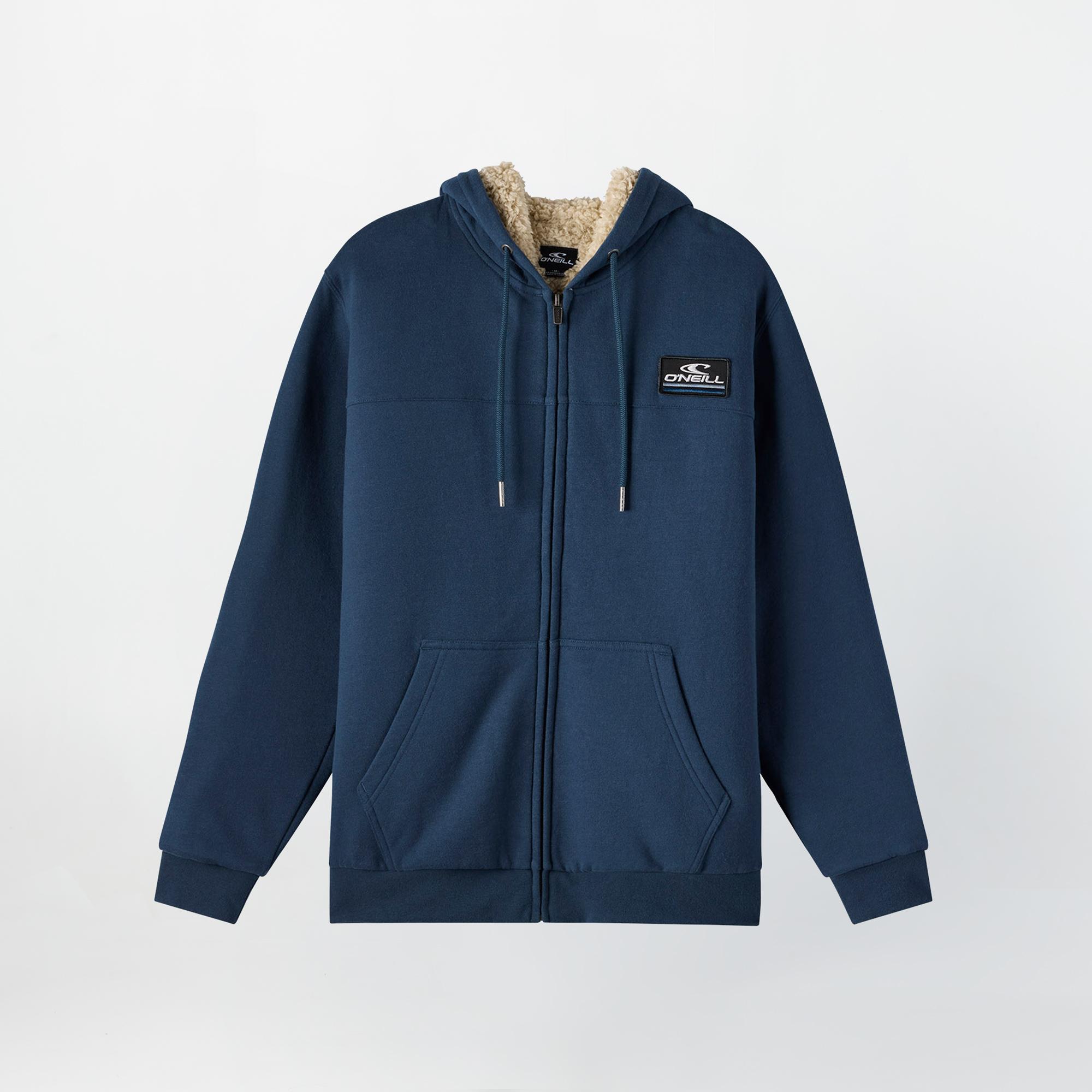 Men's Fifty Two High Pile Zip Hoodie - Midnight Navy