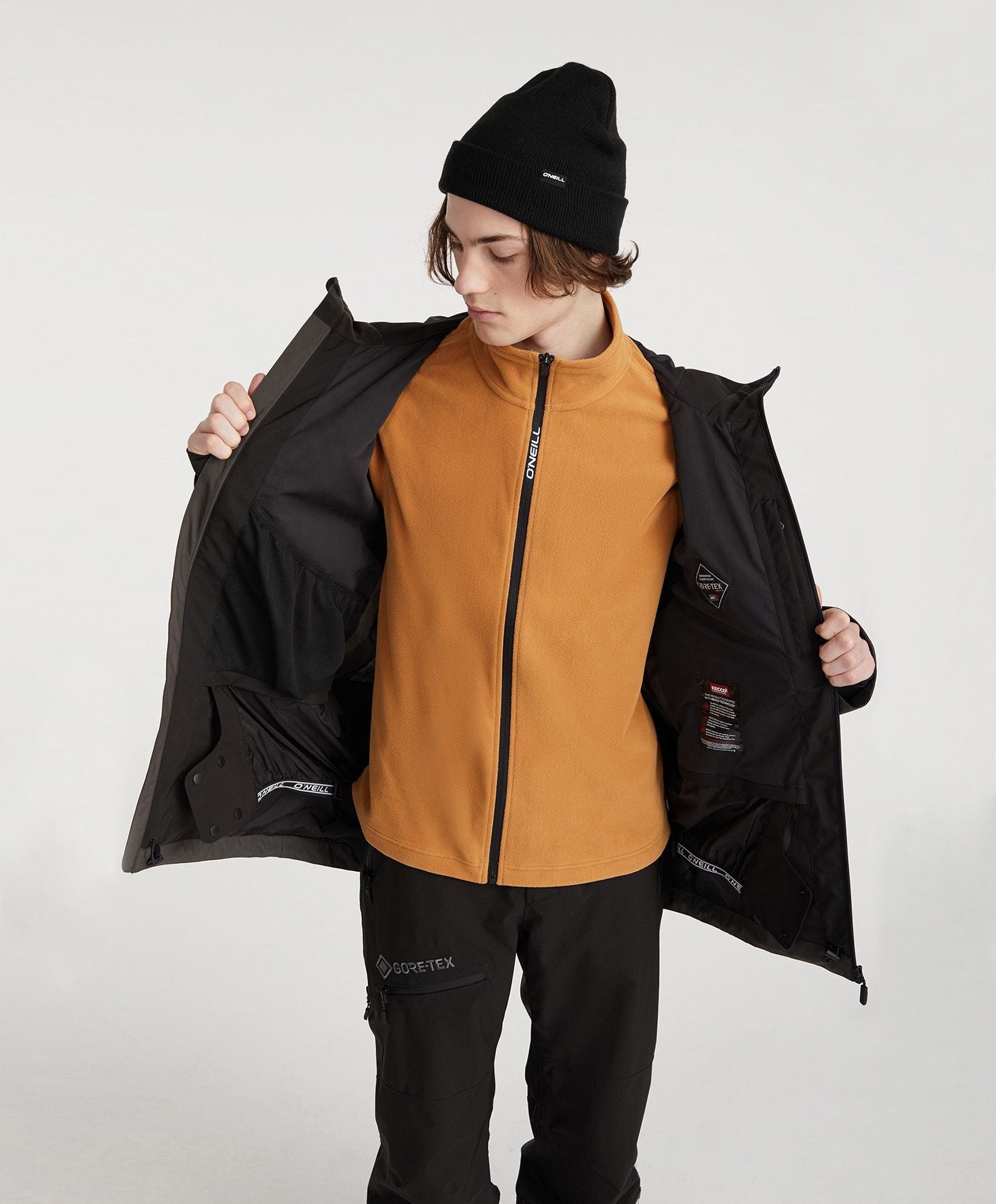 Men's GTX Psycho Snow Jacket - Black Out Colour Block