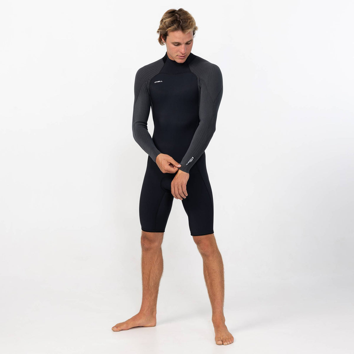 Men's HyperFreak 2mm Long Sleeve Spring Suit Back Zip - Tempered Steel