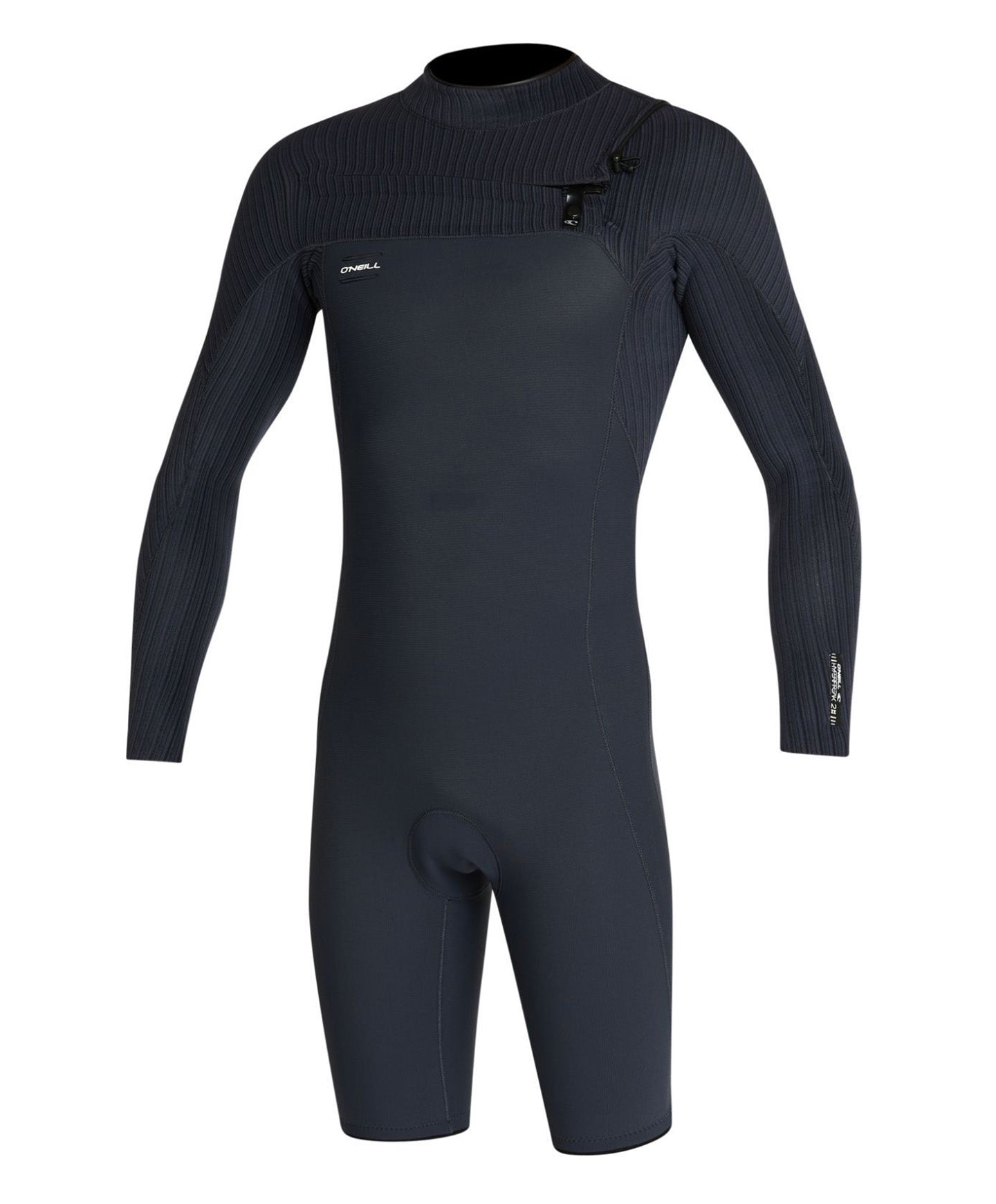 HyperFreak 2mm Long Sleeve Springsuit Chest Zip Wetsuit - Black