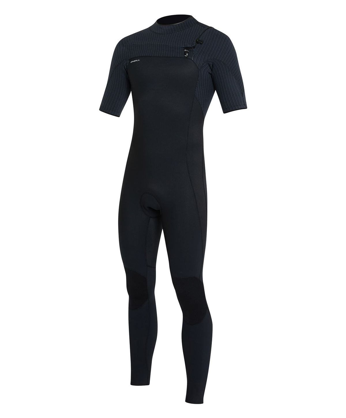 HyperFreak 2mm Short Arm Steamer Chest Zip Wetsuit - Black