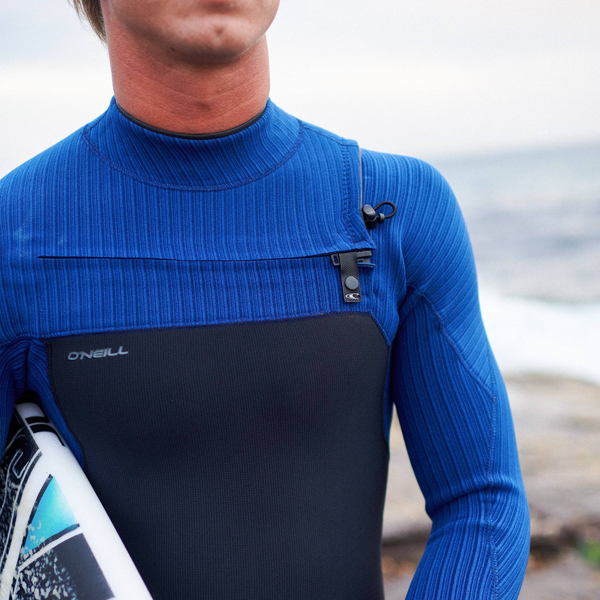 Men's HyperFreak 3/2+ Steamer Chest Zip - Twilight Blue