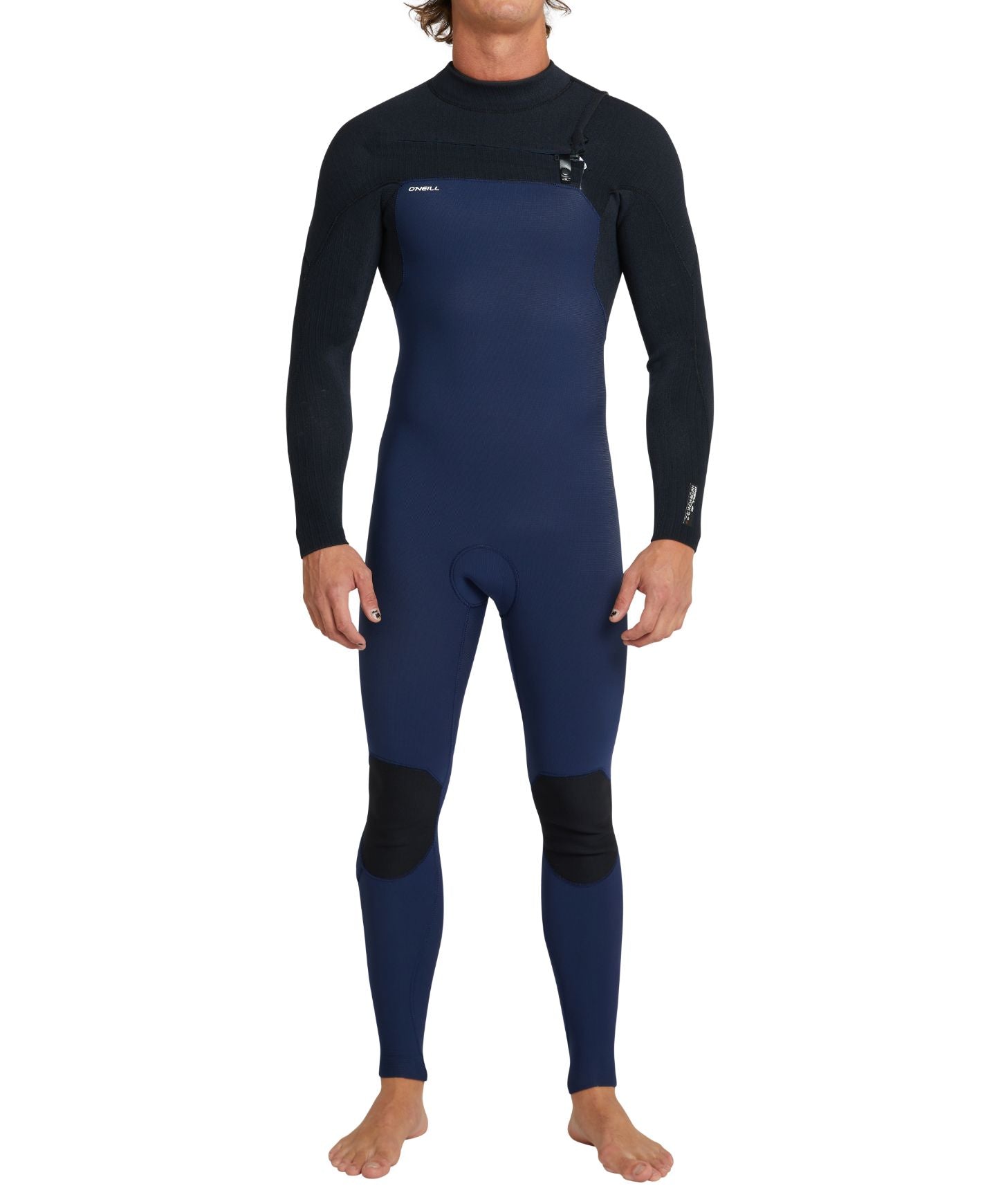 HyperFreak 4/3+ Steamer Chest Zip Wetsuit - Navy