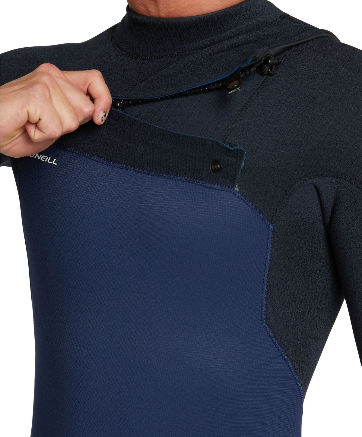 HyperFreak 4/3+ Steamer Chest Zip Wetsuit - Navy