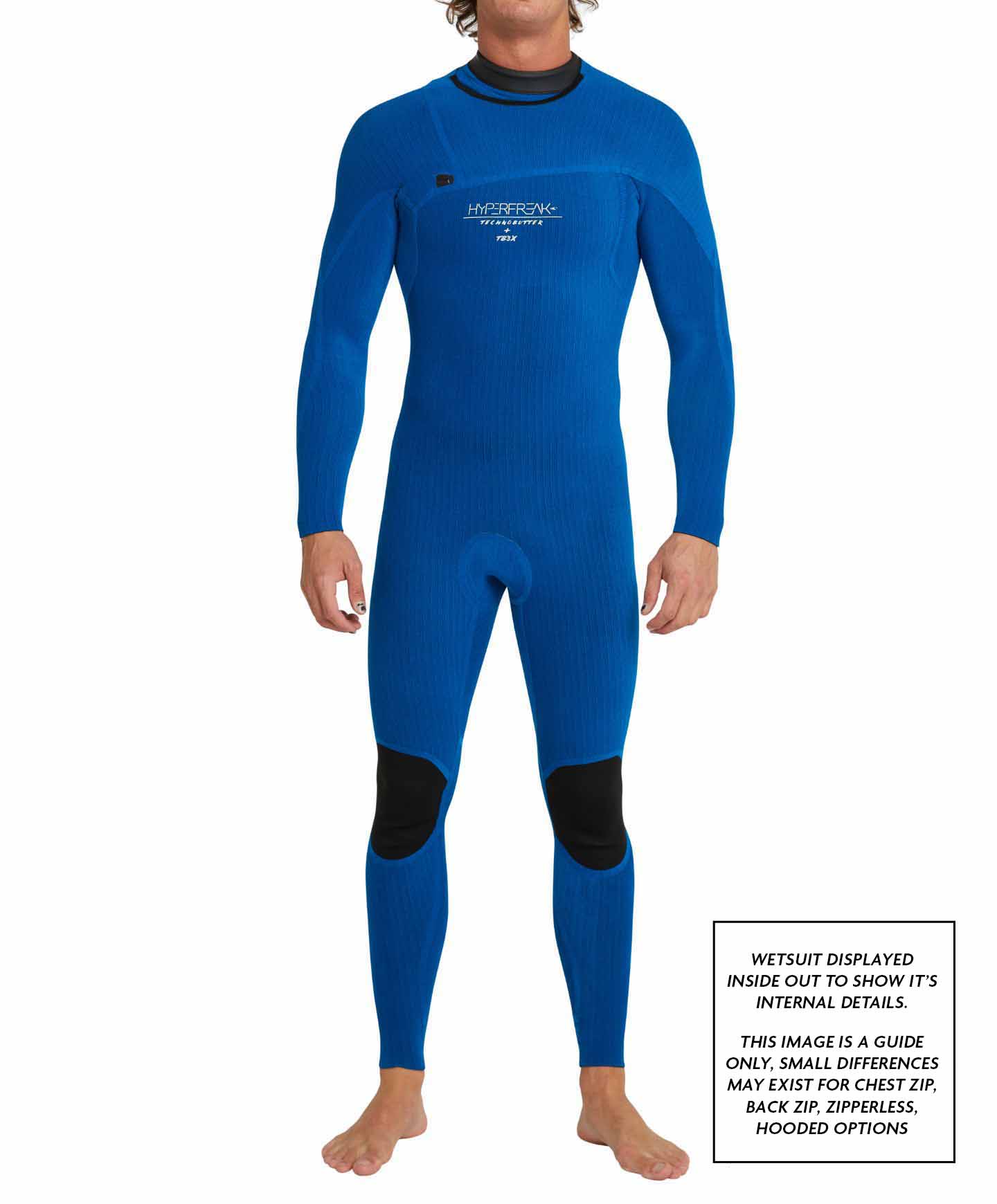 HyperFreak Zipless Comp 3/2mm Steamer Wetsuit - Black