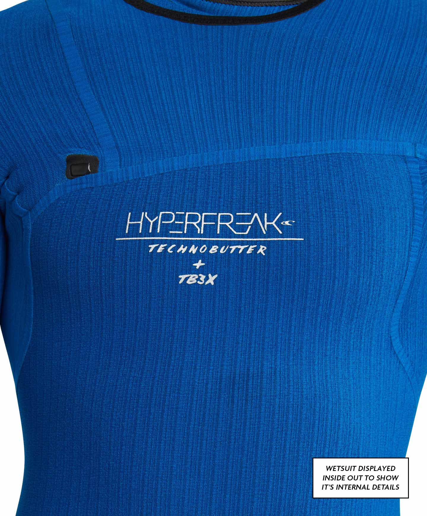 HyperFreak 4/3+ Steamer Chest Zip Wetsuit - Grey Raven