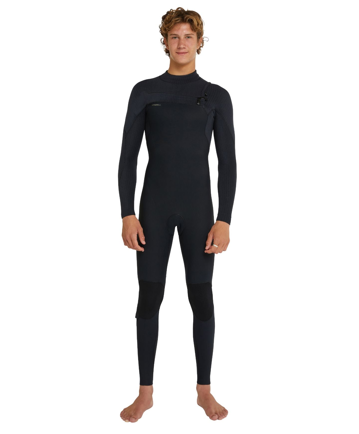 HyperFreak 4/3+ Steamer Chest Zip Wetsuit - Black