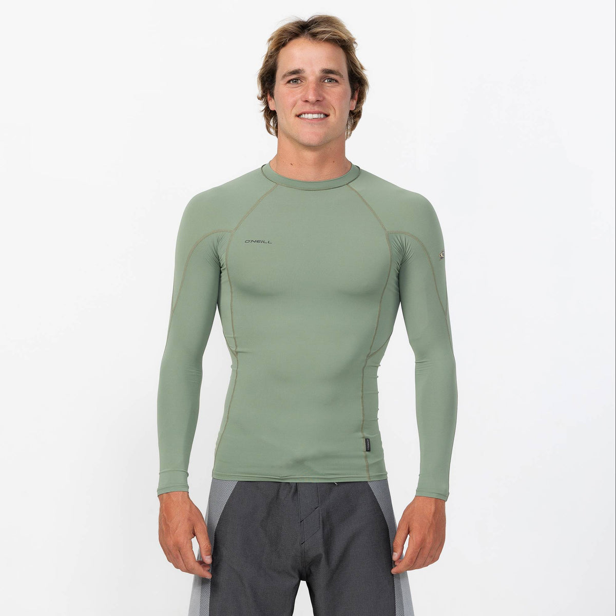 Men's HyperFreak Skins Long Sleeve Rash Vest - Sage