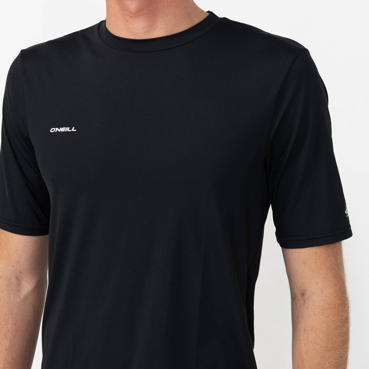 Men's HyperFreak Skins Short Sleeve Rash Vest Tee - Black