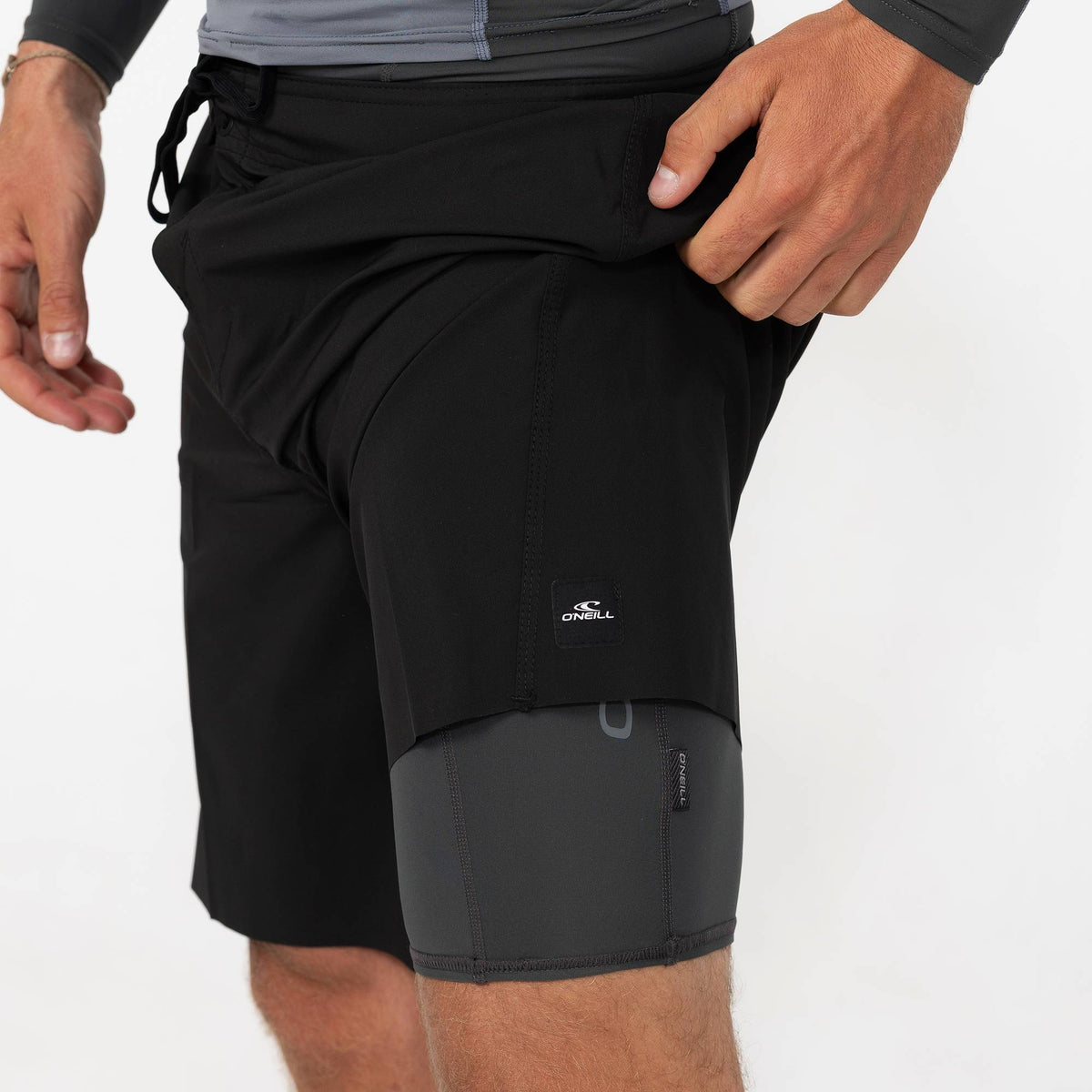 Men's HyperFreak Skins Wetsuit Shorts - Tempered Steel
