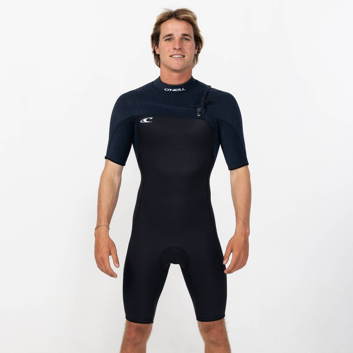 Men's HyperFreak Y2K 2mm Short Sleeve Spring Suit Chest Zip - Carbon
