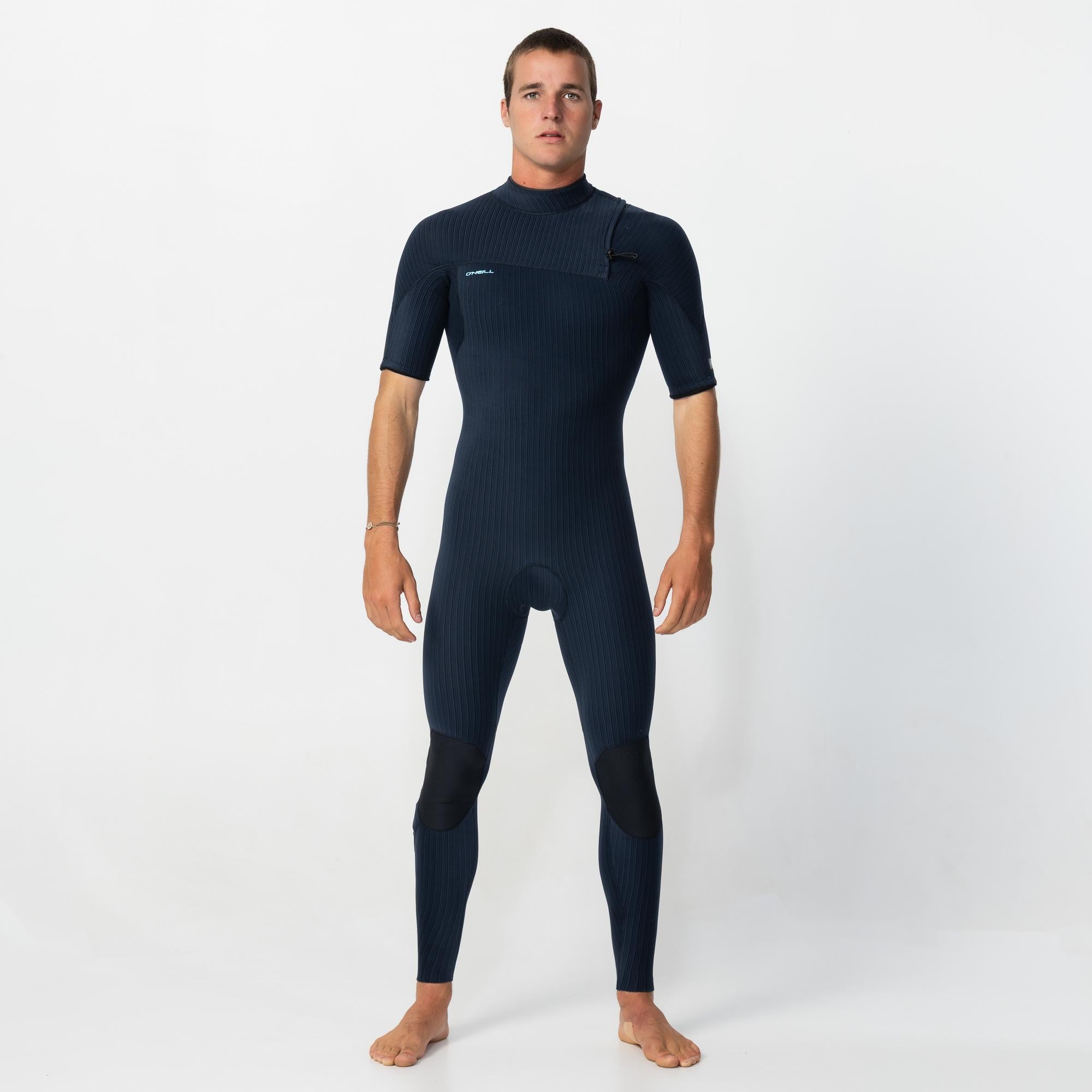 Men's HyperX Zipless Short Arm Steamer - Carbon Blue