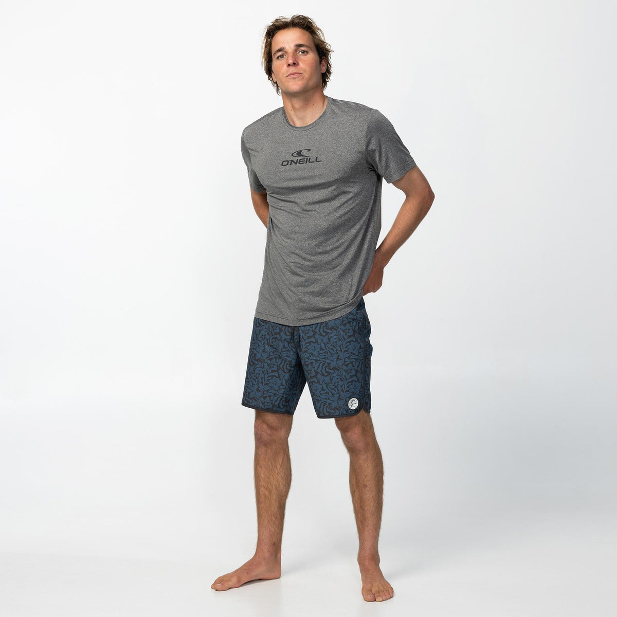 Men's Jack UPF Tee - Gargoyle Melange