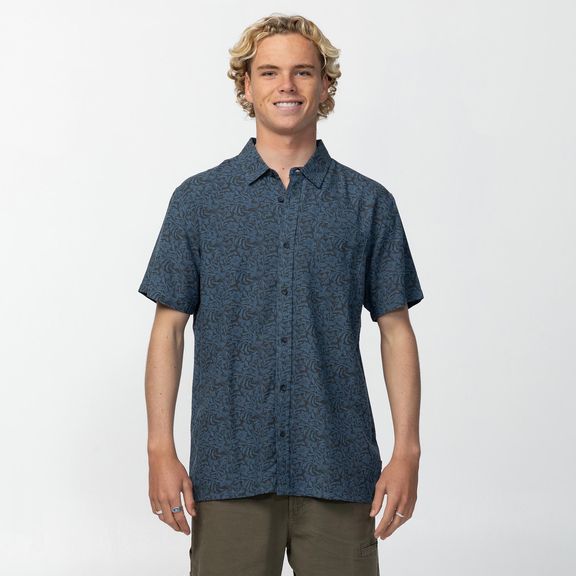 Men's OG Print Standard Shirt - Blue Fusion
