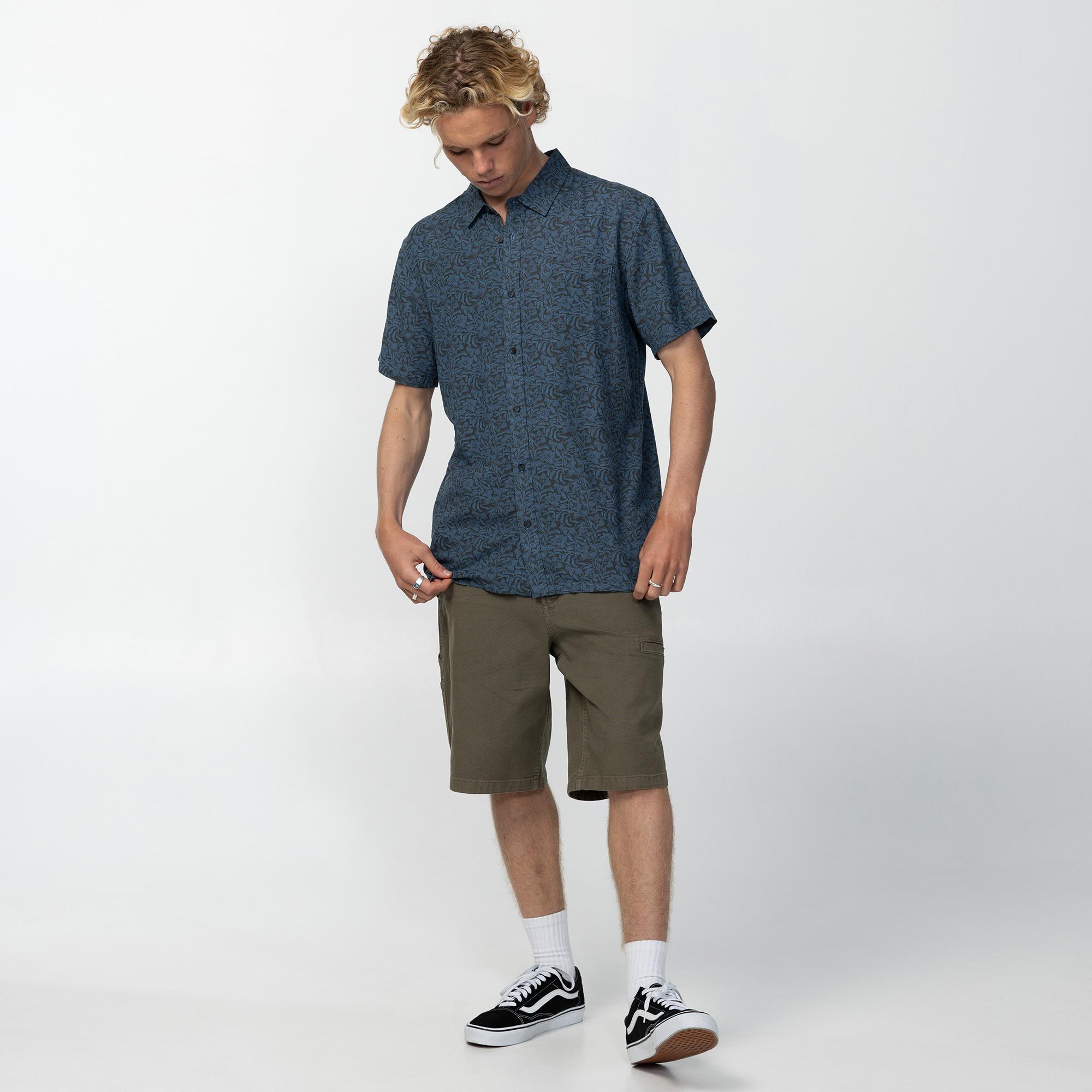 Men's OG Print Standard Shirt - Blue Fusion