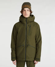 Men's Total Disorder Snow Jacket - Forest Night