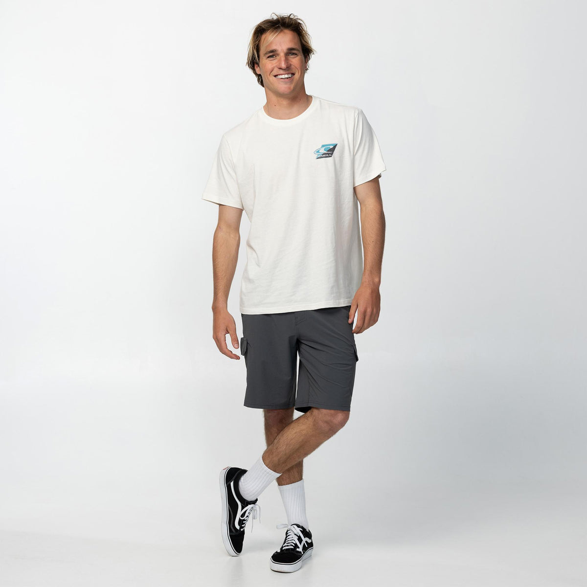 Men's TRVLR Cargo Hybrid 20" Hybrid Short - Dark Shadow