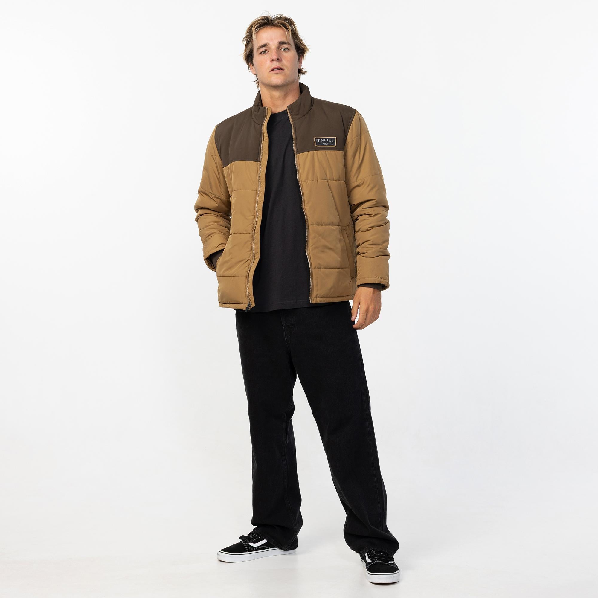 Men's Vista Quilted Jacket - Dark Khaki