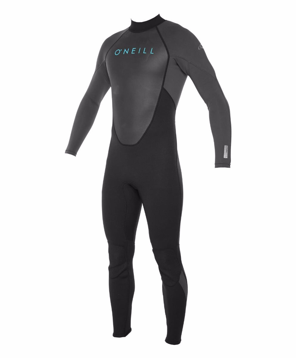 Reactor II Full 3/2mm Steamer Wetsuit - Black/Graphite