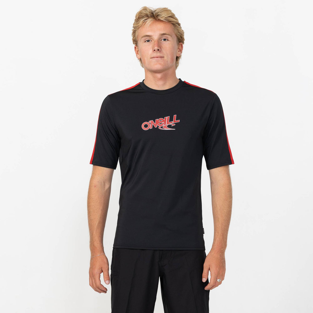 Men's Y2K SS Rash Vest Tee - Black