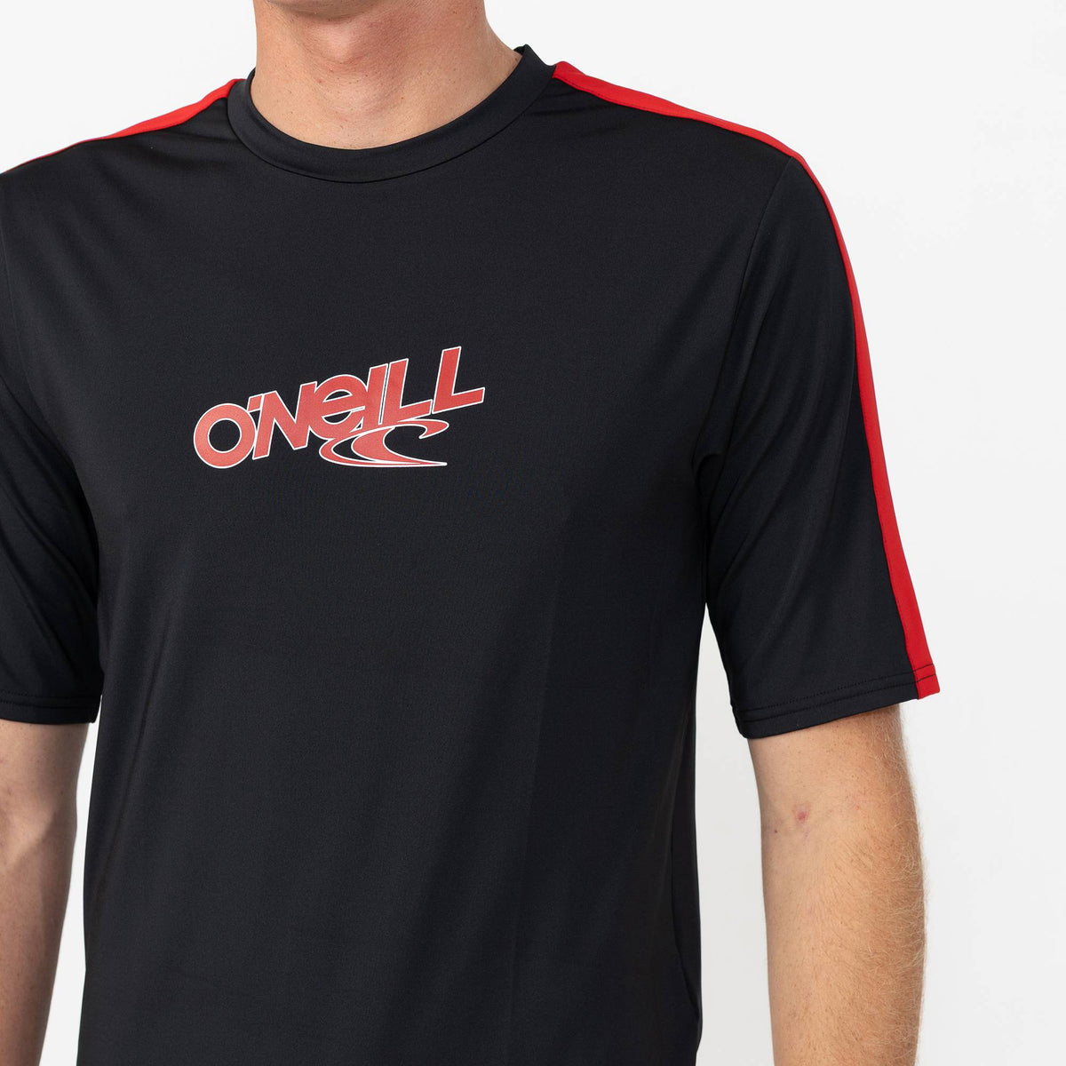 Men's Y2K SS Rash Vest Tee - Black