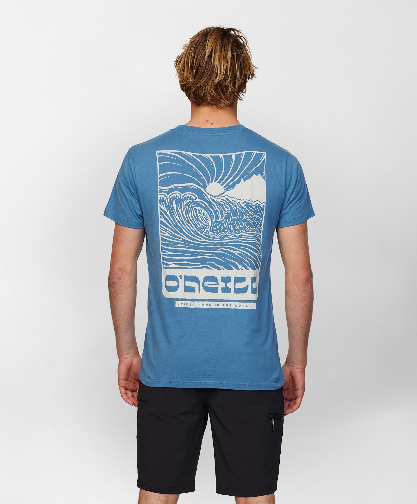 Outside SS T-Shirt - Copen Blue