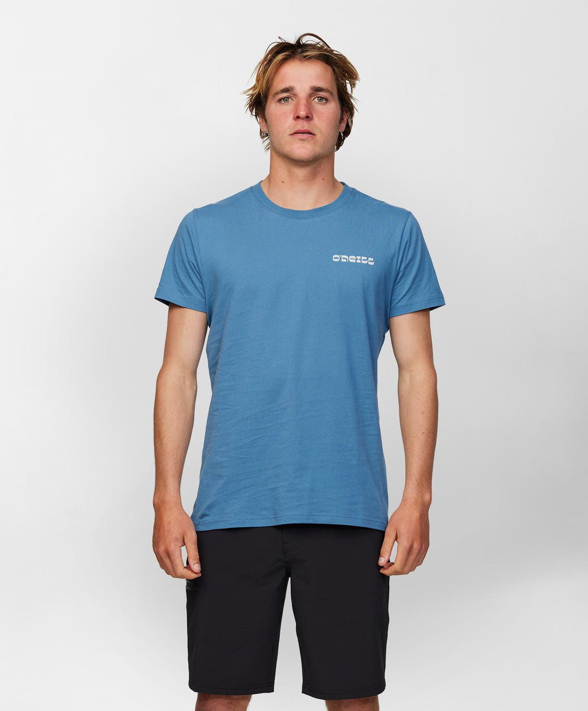 Outside SS T-Shirt - Copen Blue