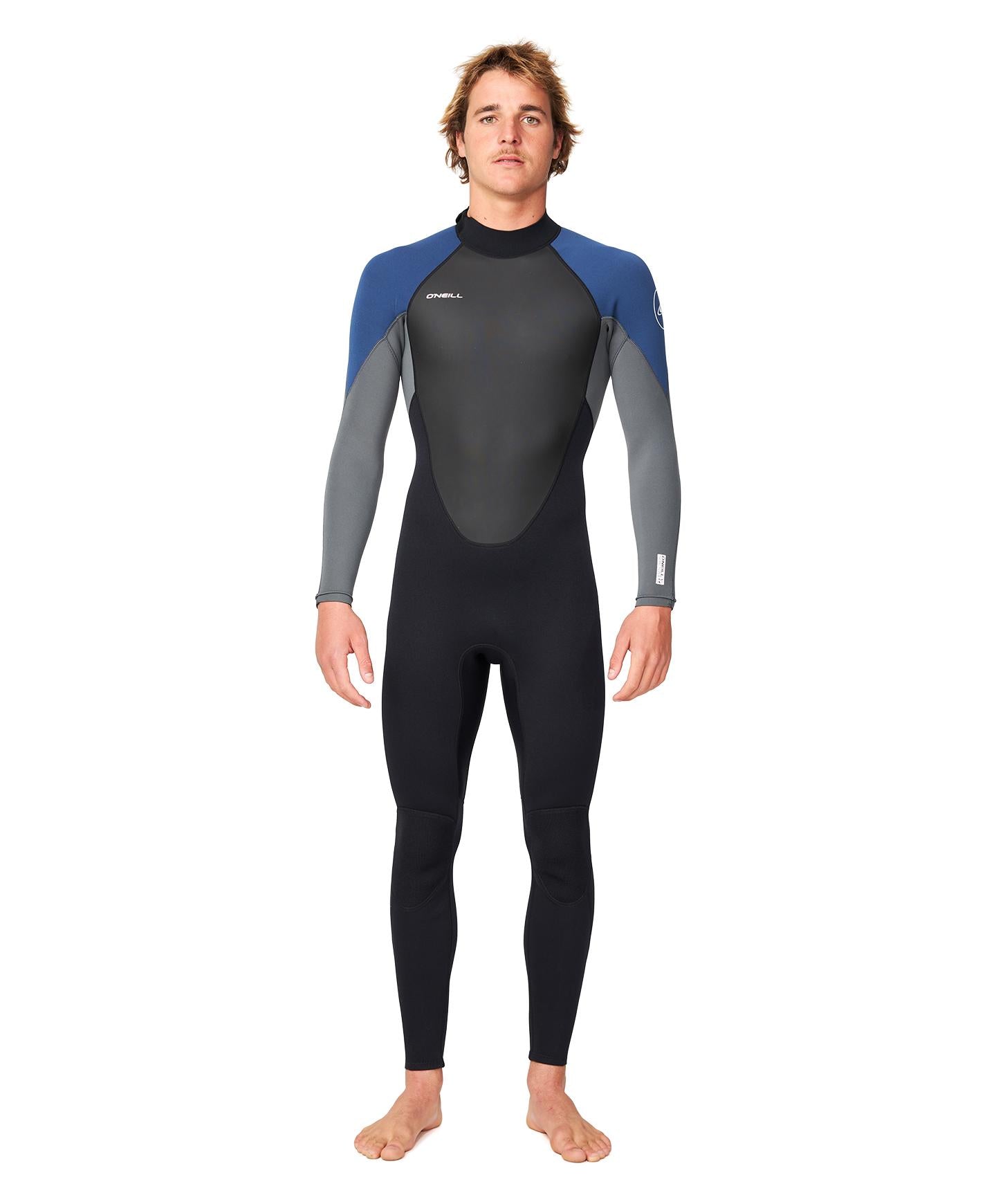 Reactor II Full 3/2mm Steamer Wetsuit - Grey