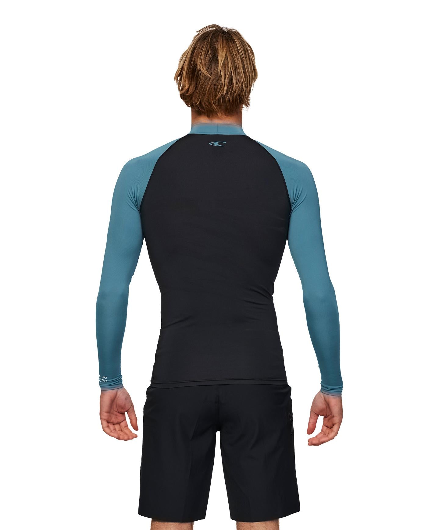 Reactor Block UV LS Rash Vest - Deep Teal