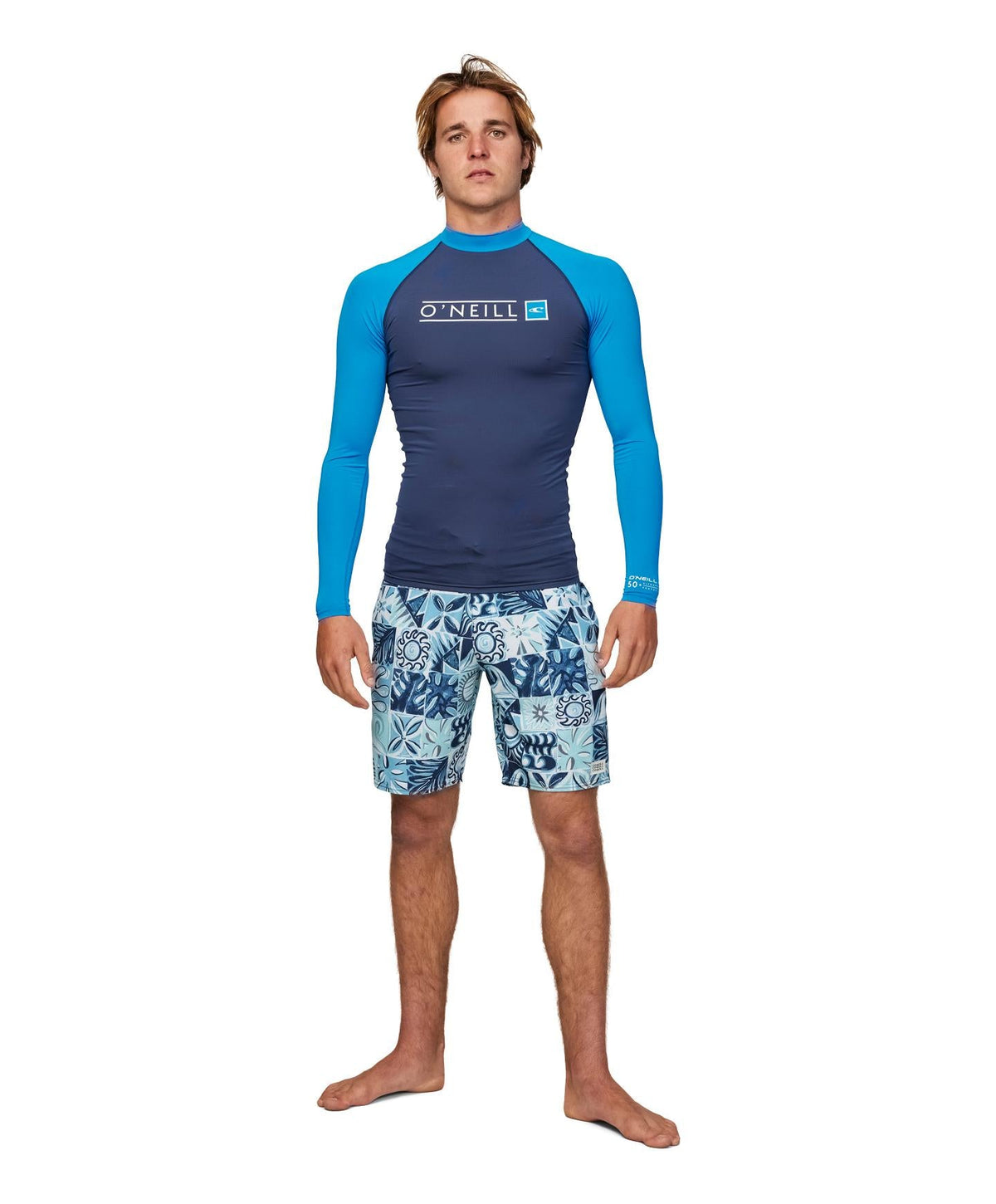 Reactor Block UV LS Rash Vest - Navy