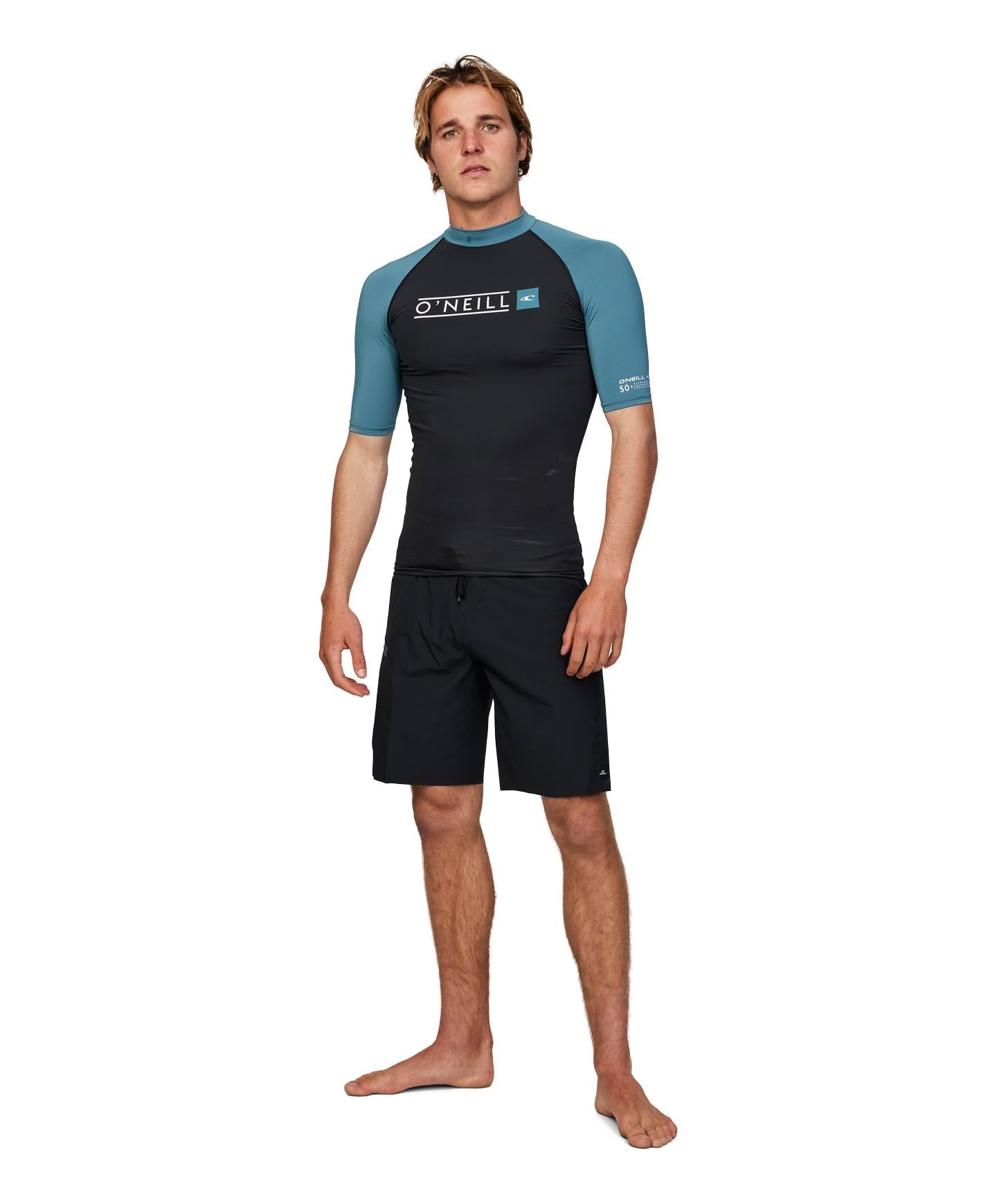 Reactor Block UV SS Rash Vest - Deep Teal