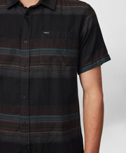 Seafaring Stripe SS Shirt - Black