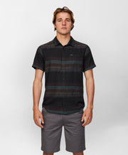 Seafaring Stripe SS Shirt - Black