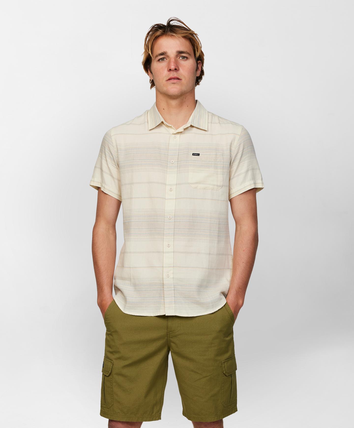 Seafaring Stripe SS Shirt - Cream