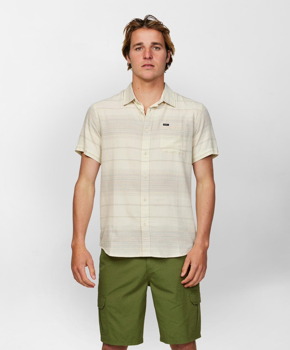 Seafaring Stripe SS Shirt - Cream