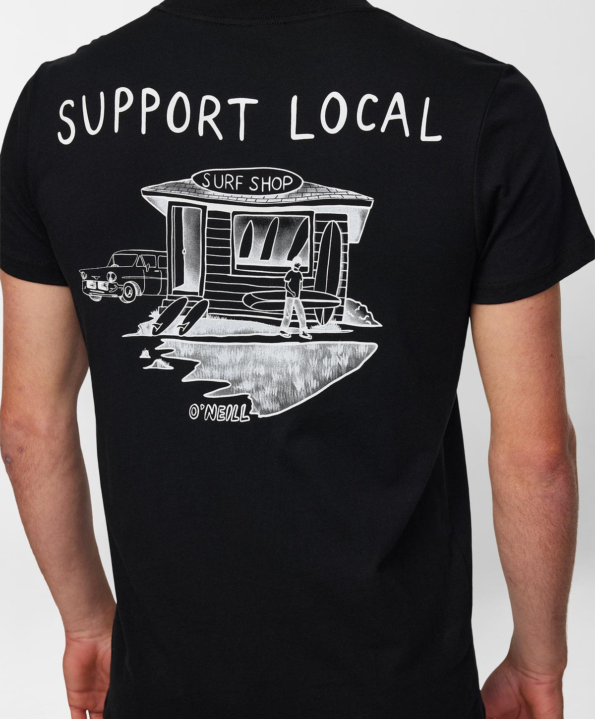 Support Local SS T-Shirt - Black